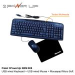 3PowerUP KBM 808 Combo Multimedia keyboard mouse