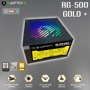 RAPTOR RG-500 GOLD+ RGB 500Watt