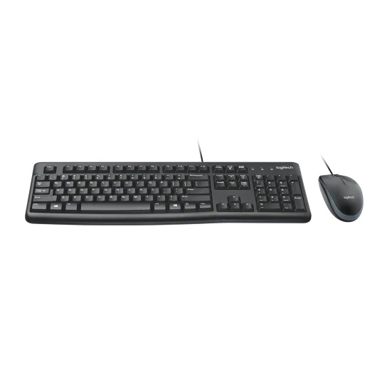 Logitech MK120 Corded Keyboard and Mouse Combo - Gambar 2