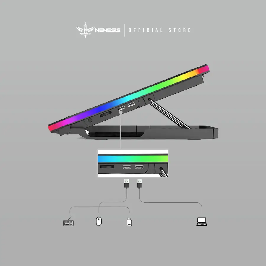 itmallonline toko komputer semarang jual NYK Nemesis Cooling Pad X8 ARTEMIS