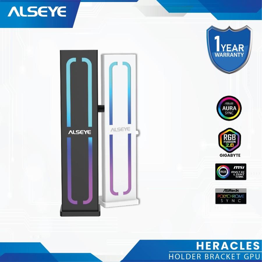 Alseye HEARCLES white ARGB VGA / GPU holder - Gambar 5