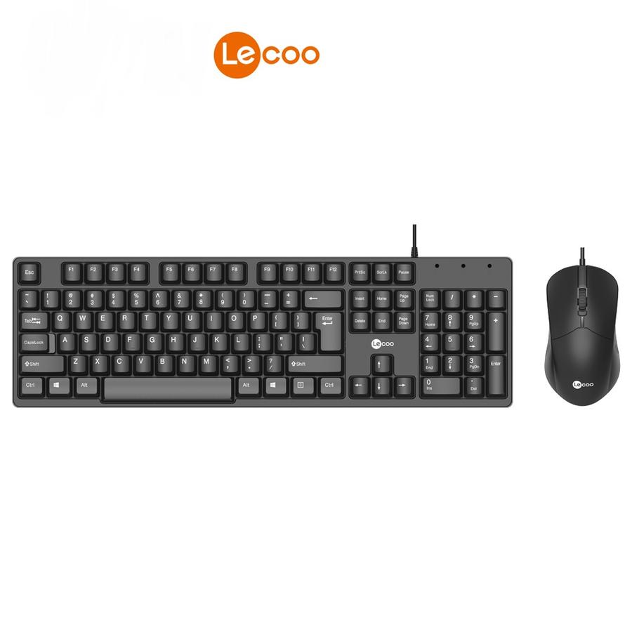 Lenovo Lecoo CM101 Combo wired Keyboard Mouse - Gambar 2