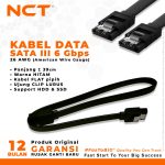 NCT Kabel SATA 3 Hitam Klip Lurus
