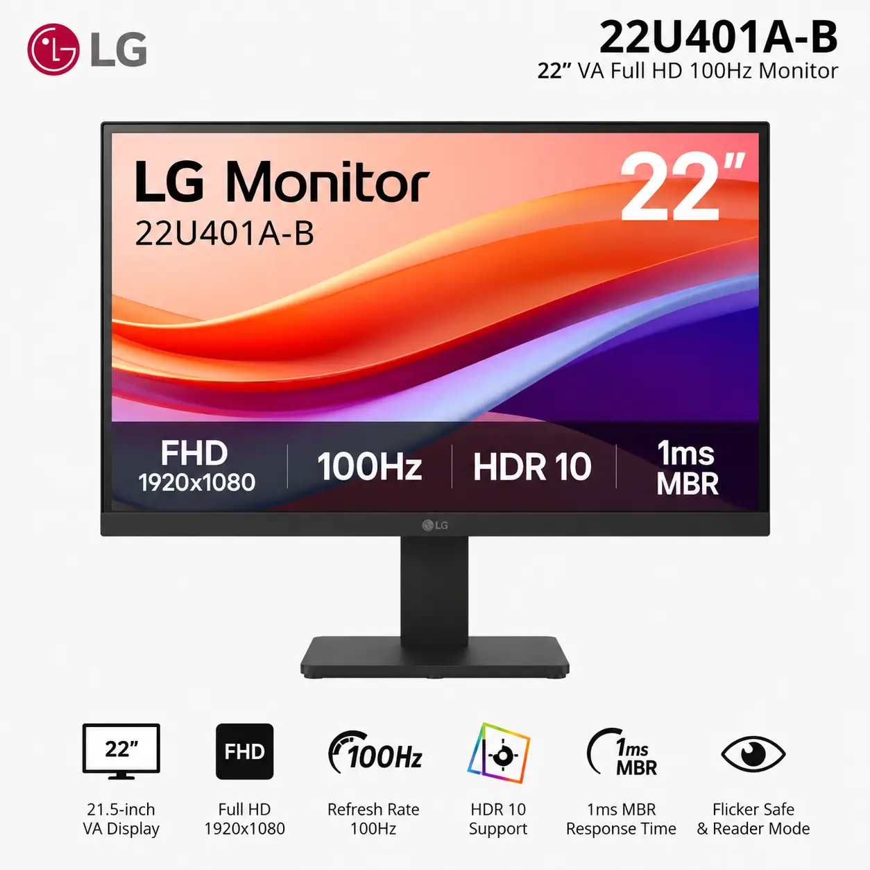 monitor LG 22 inch toko komputer semarang
