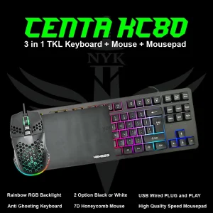 NYK Nemesis CENTA KC80 Black hitam