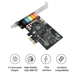 pcie 1x soundcard