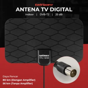 Antena TV Digital Indoor DVB-T2 25dB TFL-D139