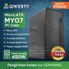casing pc rakitan kantor pc case office dengan power supply qwerty MY07