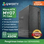 casing pc rakitan kantor pc case office dengan power supply qwerty MY07