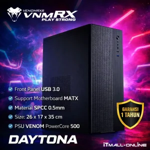 pc case komputer rakitan kantor venomrx daytona