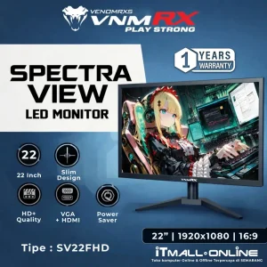 monitor led 22 inch venomrx spectra view SV22FHD