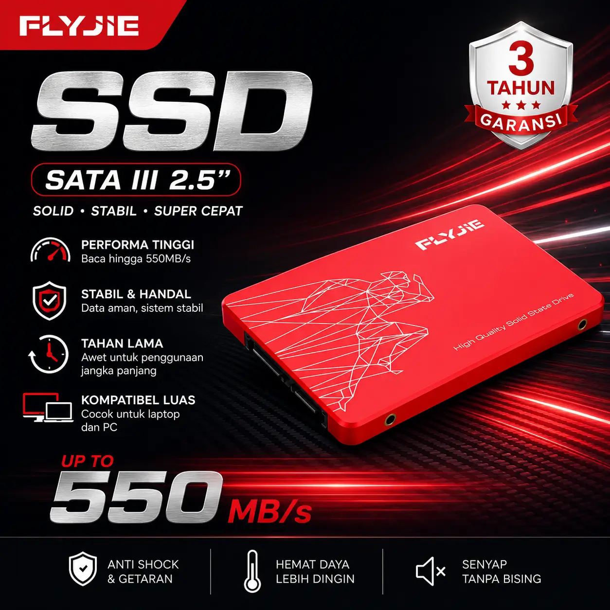 Flyjie SATA III SSD AK800