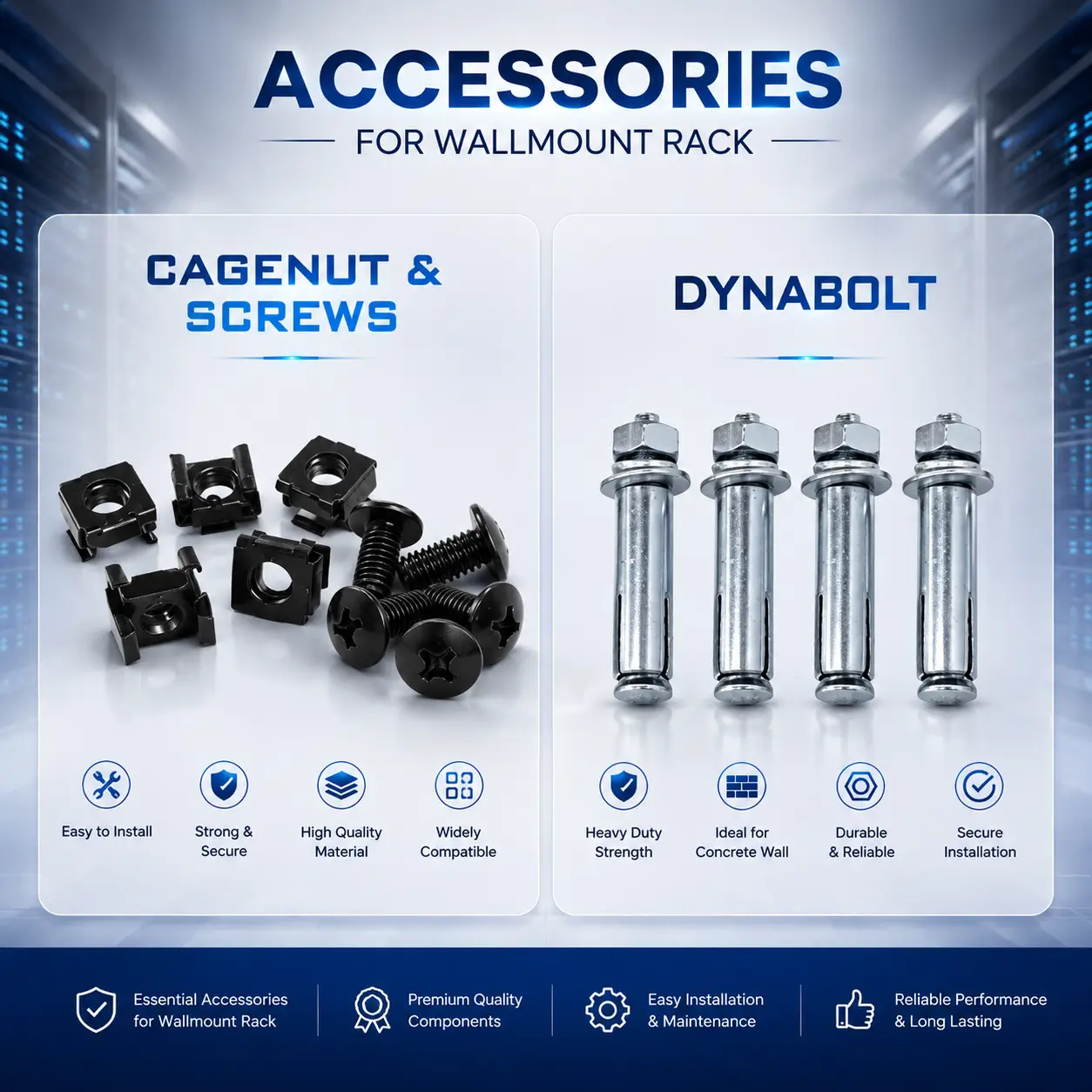 Aksesoris Wallmount Rack 1