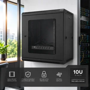Wallmount Rack 19 inch 10U