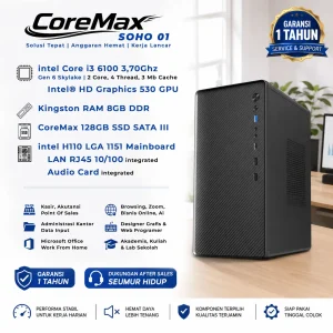 komputer kantor komputer rakitan toko komputer semarang coremax soho 1 core i3
