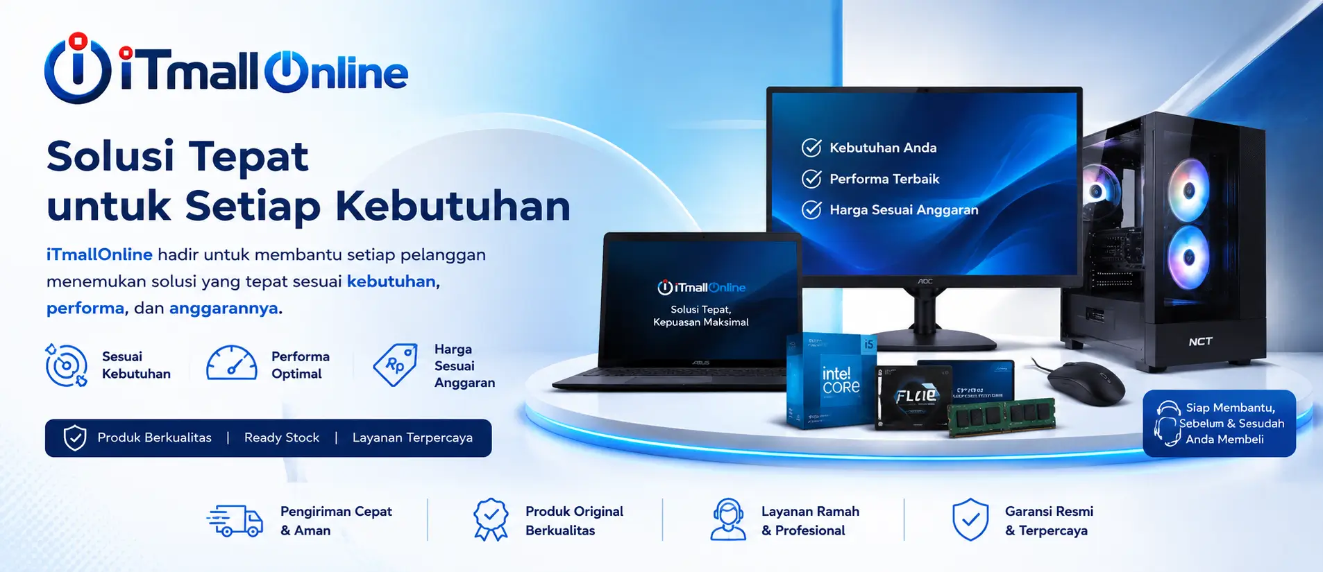 iTmallOnline toko komputer semarang jawa tengah menghadirkan solusi yang tepat sesuai kebutuhan, performa, dan anggaran.