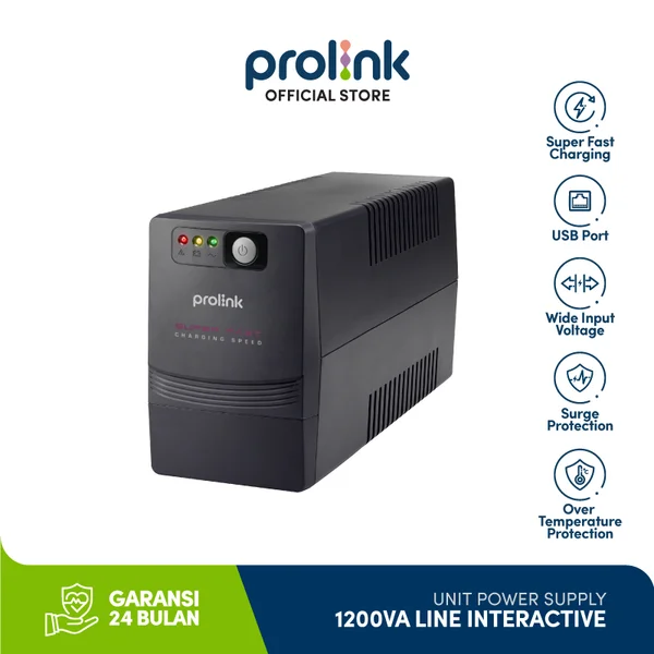 Jual UPS Prolink PRO1201SFCU 1200VA 600W di Semarang iTmallOnline