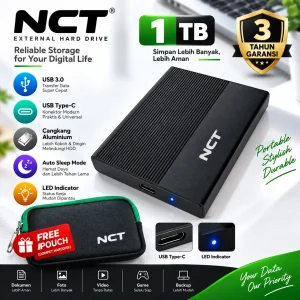 hard disk external 1tb NCT USB3.0 semarang itmallonline